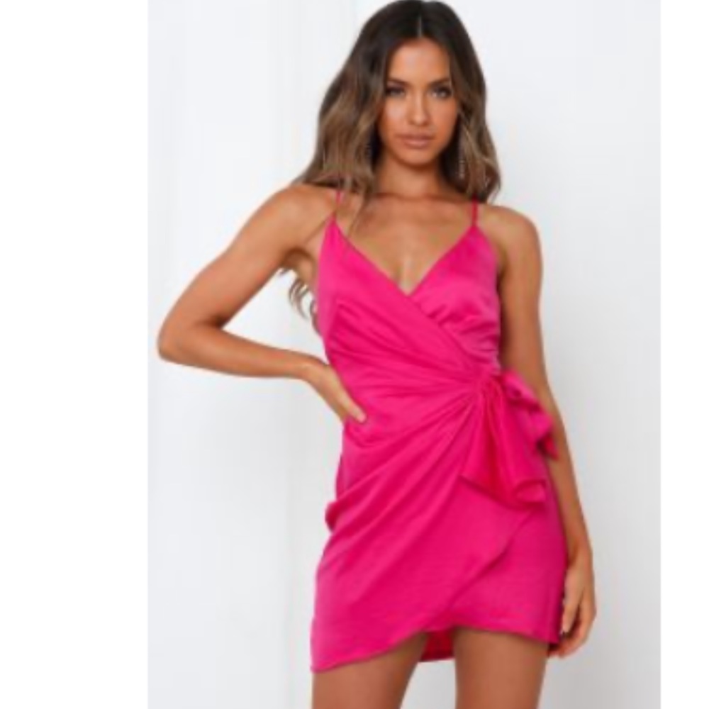 Hellomolly Dress Hot Pink